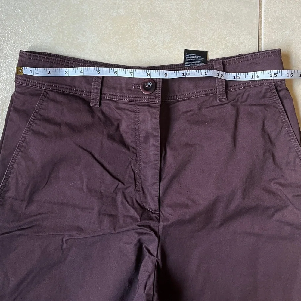 COS Burgundy Wide-Leg Pants - Picture 9 of 12